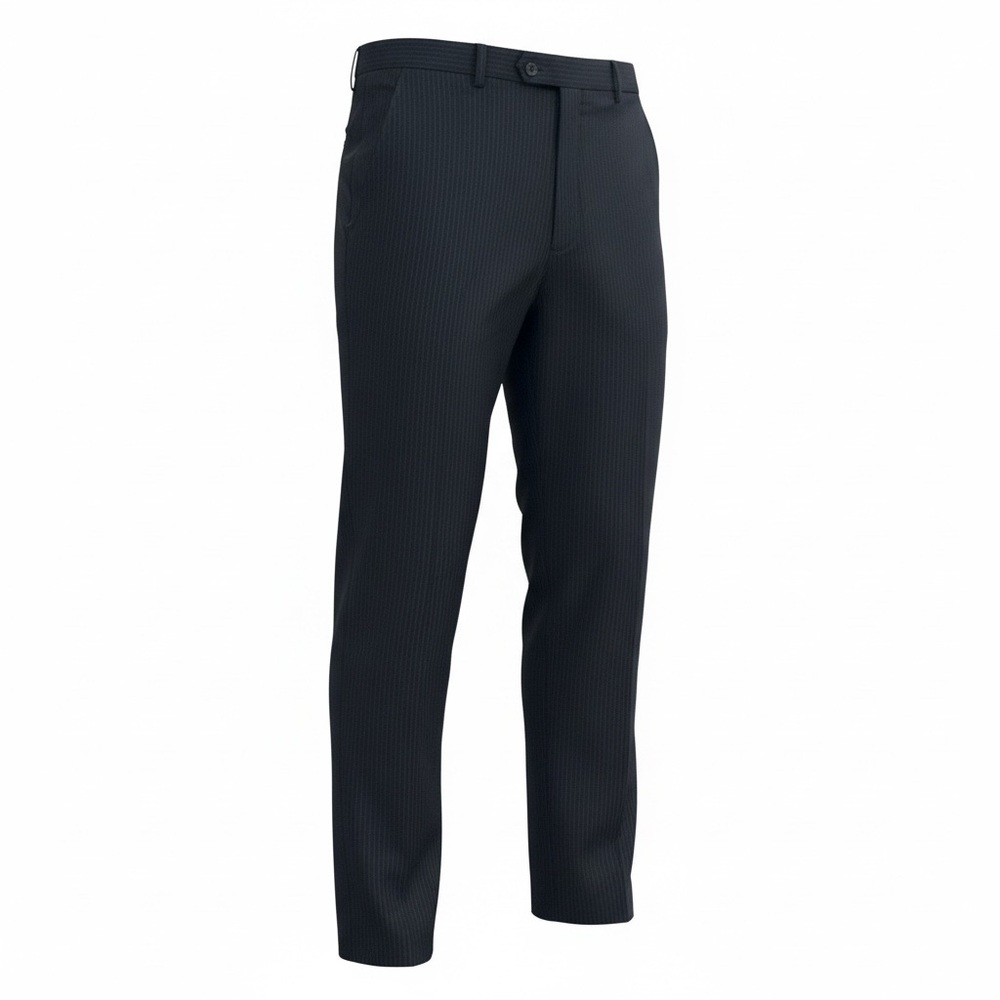 Apt 9 Modern Fit Wool Pinstripe Dress Pants Mens 36x32 Business 👖